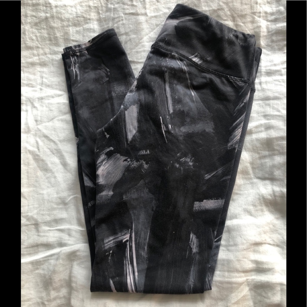 Alo yoga leggings Grey/black/white